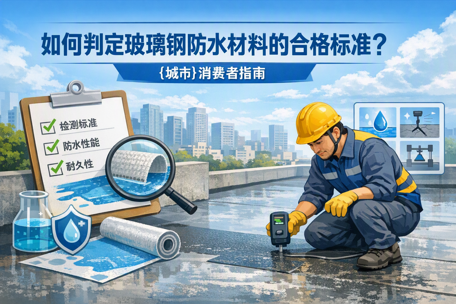 如何判定玻璃钢防水材料的合格标准？ 海西 消费者指南