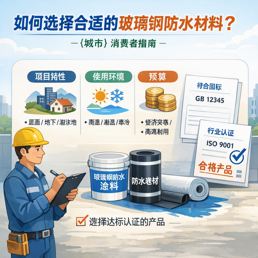 如何判定玻璃钢防水材料的合格标准？ 海西 消费者指南